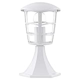 De Adecuada EGLO Lámpara Sobremuro Aloria E27, 60 W, Blanco, 17 x 17 x 27 cm