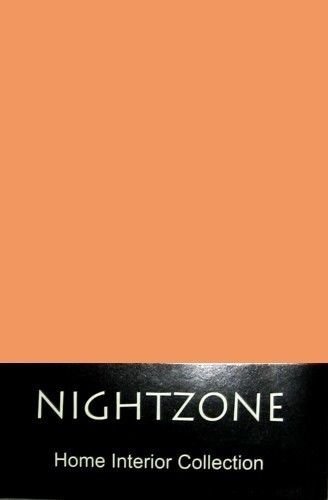 Artistic Fashionista EASYCARE Non-Iron Plain Dyed Polycotton FITTED & FLAT SHEET SET (King Size, Peach)