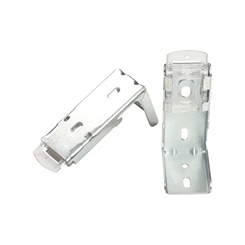 Image of FAPBADRI Bracket /Holder /Clamp for Zebra Blind /Day and Night Blind, Used for Wall mounting or Ceiling mounting, Screws & Wall Plugs Included - 4 Pieces