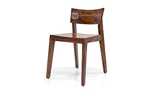 Image of DRIFTINGWOOD Wooden Liana Gordon Dining Table 4 Seater | Dinning Room Table with 4 Chairs | Sheesham Wood, Natural Brown