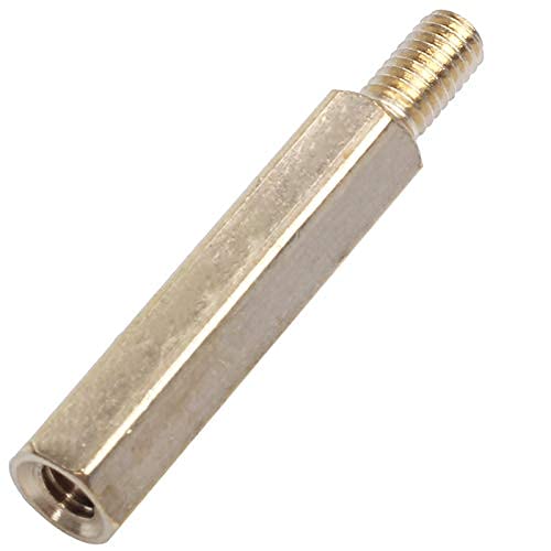 Ubersweet® Imported 1X(210pcs M3 Male Female Brass Spacer Standoff/Stainless Steel Screw/Nut As I5C4-image-28