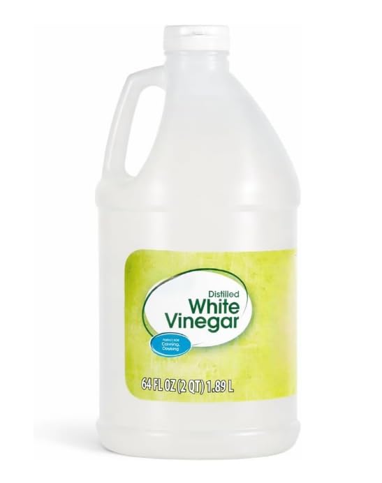 Distilled White Vinegar, Multipurpose Liquid for Cooking, Cleaning and Household Use, Clear Vinegar for Kitchen and Home Applications (64 Fl Oz)