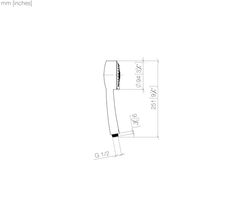 Dornbracht 28002978-00 - Regadera manual miniatura 6