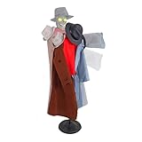 Haunted Hill Farm Life-Size Animatronic Coatrack Monster by Tekky Halloween Decoration with Motion-Activated Sounds