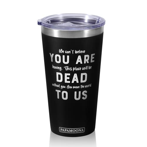 Going Away Gift For Coworker/Friends, Farewell Gift Ideas, Leaving Gifts For Women/Men, Funny Presents - New Job, Goodbye, Good Luck Gifts For Colleagues, Boss - You Are Dead To Us Tumbler/Mug