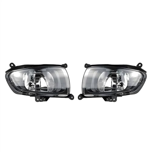 HYZRWXKQL 1 Pair Car Front Bumper Fog Lights Compatible With KIA CERATO Sedan Spectra 2007-2010 OEM Style Replacement Fog Lamp Kit