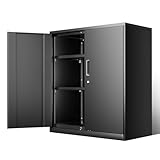 DNA MOTORING Gabinete de Almacenamiento de Metal, 36 Pulgadas con Bloqueo de Herramientas con 2...