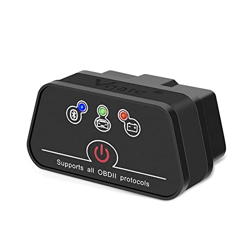 FUNZIONI CON LA PIU 'DI APPLICAZIONI - Vgate OBD2 Scanner Supporta Android e iOS. Le applicazioni compatibili includono Torque Lite / Pro (Android), DashCommand (Android), OBD Auto Doctor (iOS), ecc. (Fee può essere applicata dallo sviluppatore App. Il nome di Bluetooth è invisibile in iOS, ma non influisce sulla connessione.)