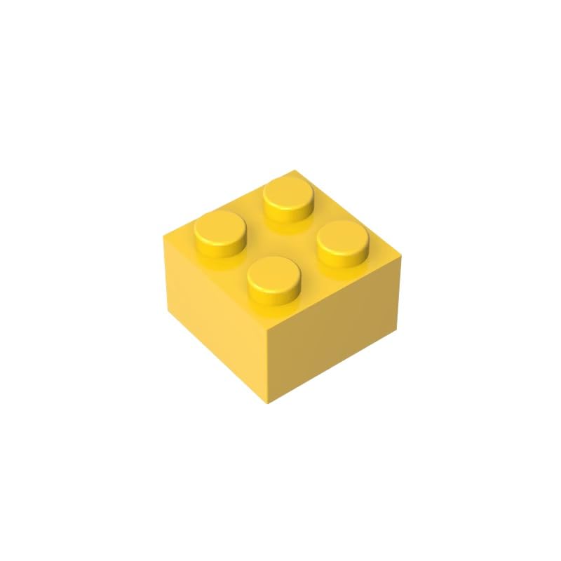 XYEIUGO Compatible with LEGO 3003 Basic Bricks Brick 2x2, Yellow, 50 PCS โ image 1