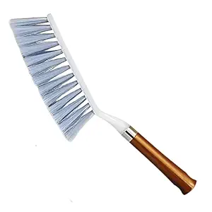 ALOUD CREATIONS Long Bristle Dust Cleaning Brush | Ideal for Carpet Cleaning, Car Seat, Bed, Sofa, Curtains, Mats and Household Upholstery Cleaning | Multicolour | Pack of 1