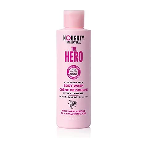 Noughty 97% Natural, The Hero Body Wash, For Parched and Dehydrated Skin, With Sweet Almond Oil and Hyaluronic Acid, 200ml Cover