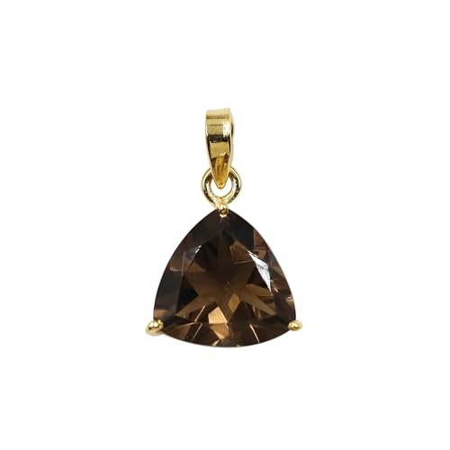 Pendentif en quartz fumé et argent sterling, le bijou féminin pour sublimer vos tenues