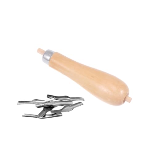 HOMSFOU Herramientas De Profesional De Cabezales Mango De Madera Herramienta De Tallado Para Bricolaje