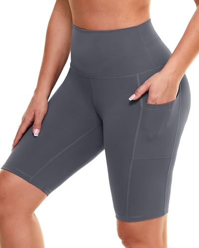 GAYHAY Feminino Shorts De Ciclista Com Bolsos - 8