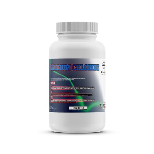 Calcium Chloride Ice Melt - 2LB Can - Fast and Effective Ice Melting, Dust Control, Road Salt, Concrete Curing, Water Treatment, and De-Icing