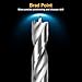 29Pcs Brad Point Wood Drill Bit Set, HSS Double Flutes 1/16