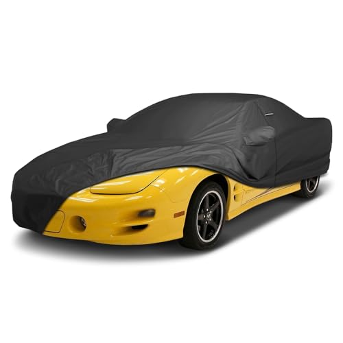 Image of iCarCover Waterproof Car Cover for 1982-2002 Pontiac Firebird | High-End Custom Fit All Weather Indoor Outdoor Hail Rain UV Sun Resistant Snow Dust Storm Protection Covers (Black)