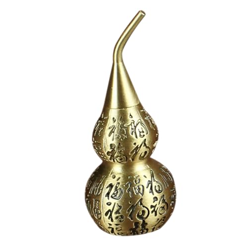 Statue de gourde en cuivre : artisanat d'art en laiton pour salon