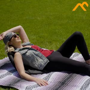 Alpcour Folding Stadium Seat – Deluxe Outdoor Camping Reclining Waterproof Cushion Chair For Bleachers – Best 6-Position Back Support Picnic Bleacher Seats W/Extra Thick Padding For Support & Comfort #TOP5