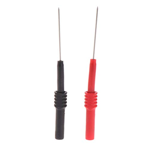 Rtengtunn Fils de Test Broches L95mm Flexibles Pointe de sonde de Test Aiguille Connecteur 1mm Aiguille de multimètre – vue 3