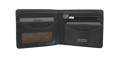 Visconti Tuscany Collection FRANCESCA Leather Wallet With RFID Protection TSC46 Black (Black)2