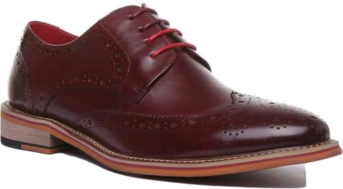 Dover Men's A-Black Wooden Effect Derby Sh Shoes