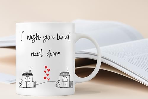 Taza de cerámica QASHWEY 11 oz para café y té miniatura 4