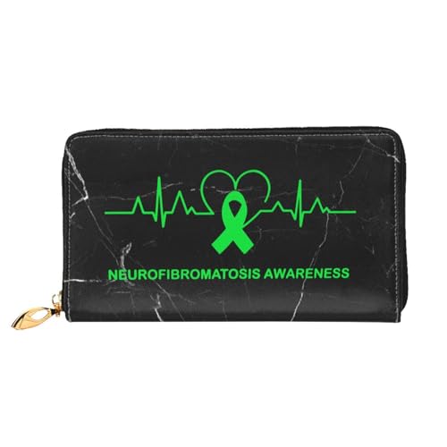Neurofibromatosis Awareness Heartbeat Wallet Card Bag2