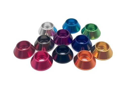 5��-10�̃A���~�L���b�v���b�V���[m2 m2.5 M3 M4 M5 M6 M8 RC�p�[�c�p�A���~??�����Z�p�L���b�v�w�b�h�K�X�P�b�g���b�V���[(M2 10pcs,Deep blue)