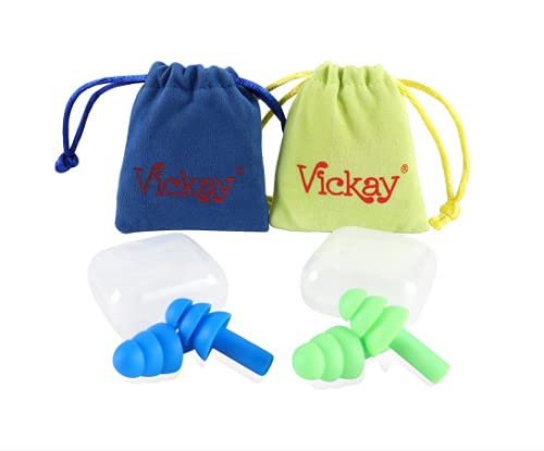 Noise Reduction Sponge Ear Plugs for Hearing Protection, Sleeping, Working, Shooting, Travel, Soft Waterproof Earplugs 2 Pairs (Dark Blue+Green)-image-24