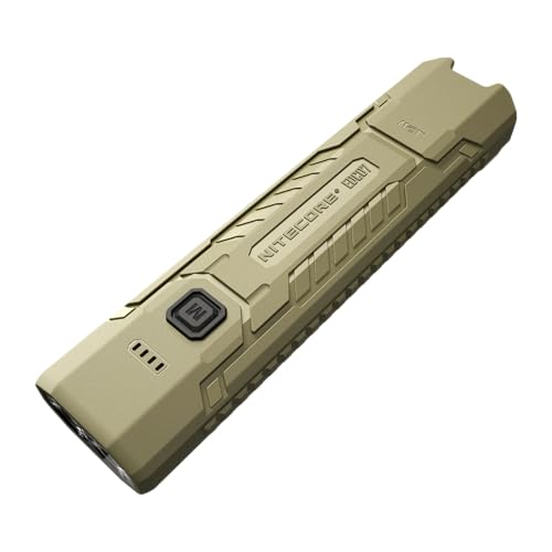 Nitecore EDC07 EDC07 Lampe de poche EDC à IRC élevé Trois températures de couleur Matériau PC ultra léger, avec modes stroboscopique/SOS, 1500 lumens...