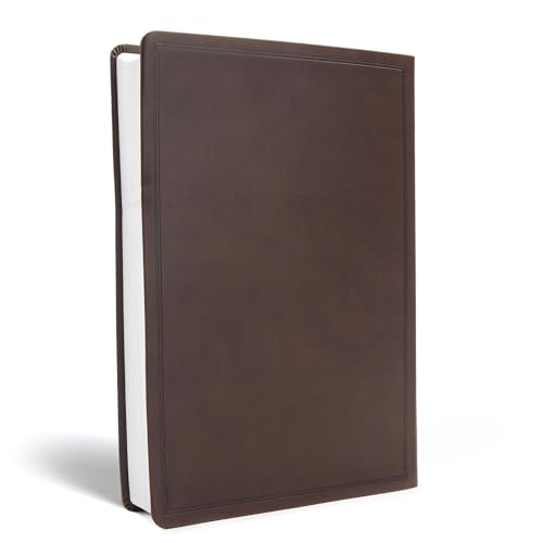 Image of CSB Super Giant Print Reference Bible, Value Edition, Brown LeatherTouch, Red Letter, Presentation Page, Cross-References, Full-Color Maps, Easy-to-Read Bible Serif Type