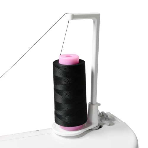 Spool Bracket for Sewing Machine,Large Capacity Thread Spool Stand, Thread Stand for Sewing Machine ,White - Universal Household Spool Holder with Anti-Tangle Guide for Sewing Lovers