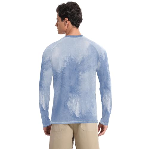 Sea Men's UPF 50+ Swim Shirts Elastic Comfort Mens Sun Shirts Protection Long Sleeve Hiking2