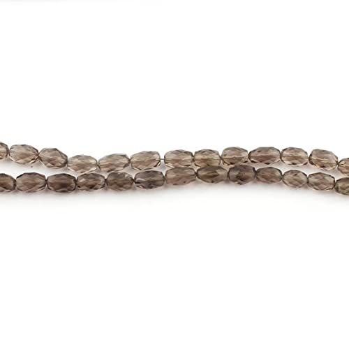 Perles en Quartz Fumé Idéales pour Créer des Bijoux de Mariage