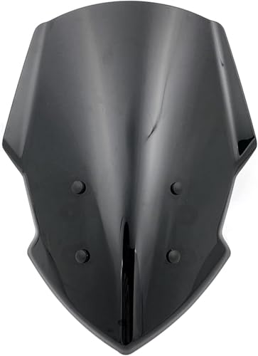 Pare-brise de pour moto robuste et aérodynamique noir pour Yamaha MT-15 MT125