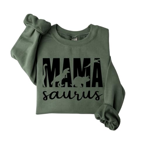 Mama Saurus Sweatshirt, Mama Dinosaur, Mom Life Sweatshirt, Mother's Day Sweatshirt, Funny Mother's Day Gift
