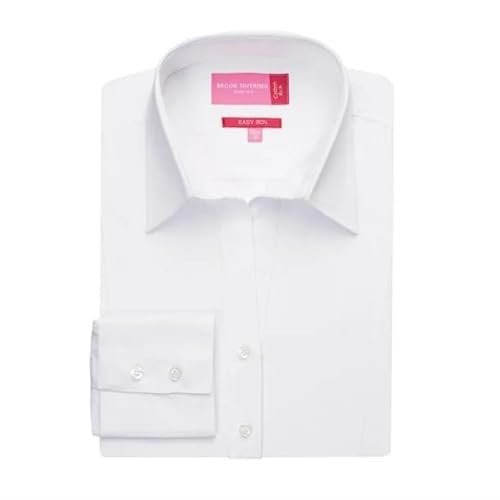 Brook Taverner Ladies Long Sleeve White Palena Shirt - Size 6