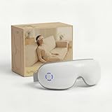 Lumoday Eye Massager with Heat, Bluetooth Music – Heated Eye Mask for Migraine Relief, Dry Eyes, Eye Strain, Dark Circles, Rechargeable, Portable Sleep Mask – Gifts for Women Men Mom Dad