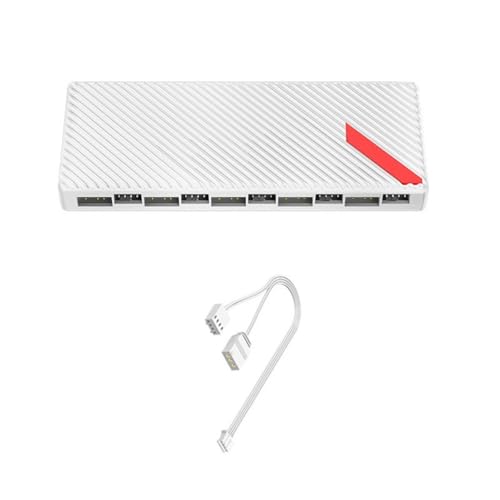 1 A 10 ARGB Fan Splitter ARGB Computer Fan Controller pc Chasses Case Management PWM WMagnetic