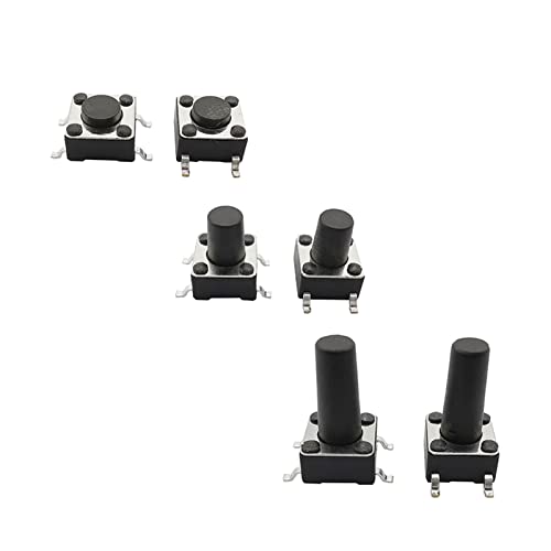Micro interruptor táctil SMT microswitch 6x6x9mm 4 pines para PCB panel 5