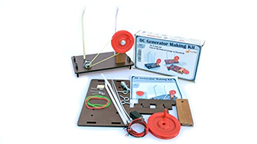 Image of DC Generator Making Kit. Teacher Aid. Do It Yourself. Energy Conversion Kit. Convert Mechanical Energy into Electricity