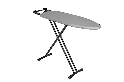 Corby Ironing Board (Classic / IB0007) with Light Grey Cover with Iron Rest