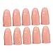 FOYTOKI 10Pcs Thumb Ring Gel Toe Cap Fake Finger playthings Rubber fingertip Sleeves Fake Finger Protector False Finger Support Fake Training Finger Trick Toy Body Finger Puppet Vinyl