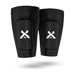GEARXPro - Shin Pad Sleeve Parastinchi Calcio - Adulto, Taglia Unica