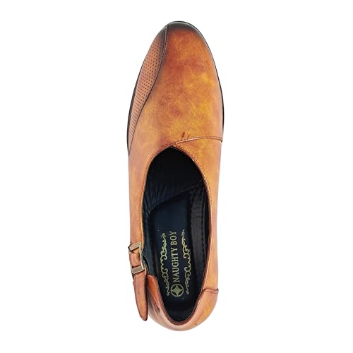 Image of ASTROVIA Men's Synthetic Leather Outdoor Loafer Shoes | Causal Shoes | Loafers | Moccasins | Lighweight Slip-On's | Soft Cushioned Insole | Trendy Non Lace-up Deisgn | Stylish & Comfortable