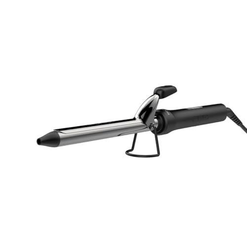 Image of IKONIC CURLING TONG- 19MM (BLACK & GOLDEN) Hair Curler with 8 inch Ceramic Barrel, Heat Ready Indicator, Comfortable Rubber Grip, Safety Stand and Salon Length Swivel Cord for quick Salon like finish