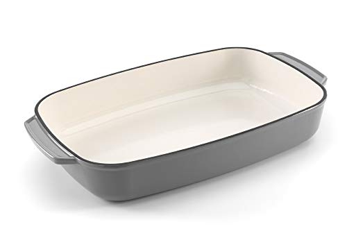 Samuel Groves Enamel Cast Iron Roaster 38cm
