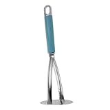 Ipetboom Herramienta Manual Inoxidable para Aplastar Patatas Prensa de Alimentos para Cocina Triturador de Puré con Mango Ergonómico Fácil Limpieza y Uso Doméstico