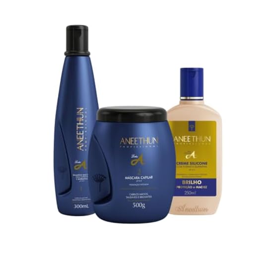 Kit Linha A: Shampoo, Máscara e Creme de Silicone — Hidratação, Proteção e Brilho Profissional